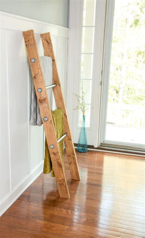 Ideas In Ladder Blanket Rack Photos Superior Modifikasi