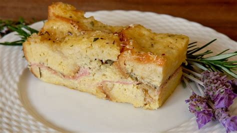 Ham And Gruyere Baked French Toast With Caramelized Onions Mias Cucina
