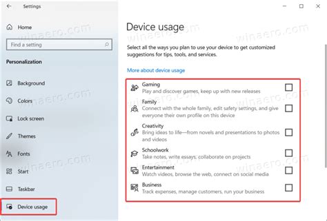How To Change Device Usage In Windows 10