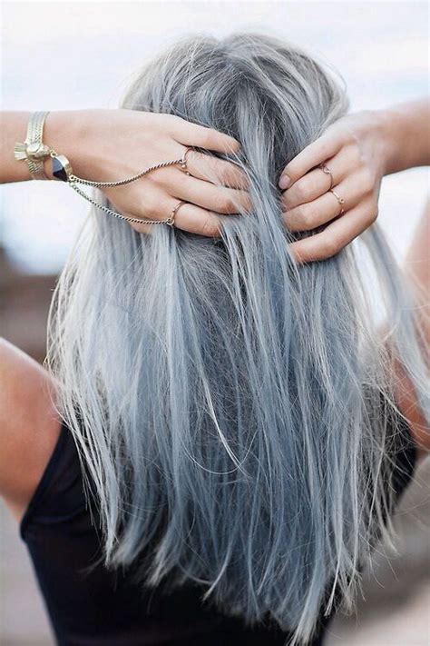 Bluegrey Hair Pastel Hair Pinterest