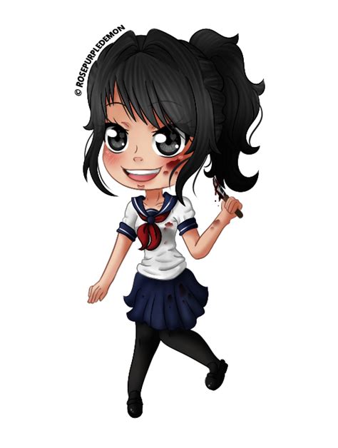 Speed Paint And Fan Art Ayano Yandere Simulator By Lau Rose On