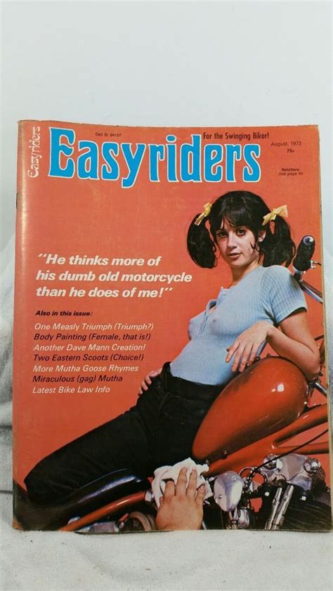 Easyriders Magazine August 1972 Issue Easy Rider Magazine Old