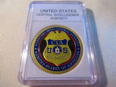 Central Intelligence Agency Cia Shield Challenge Coin Etsy Polska