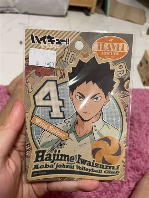 Iwaizumi Hajime Haikyu Haikyuu Sticker Hobbies And Toys Memorabilia