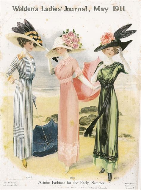 What We Wore Then Weldons Ladies Journal May 1911