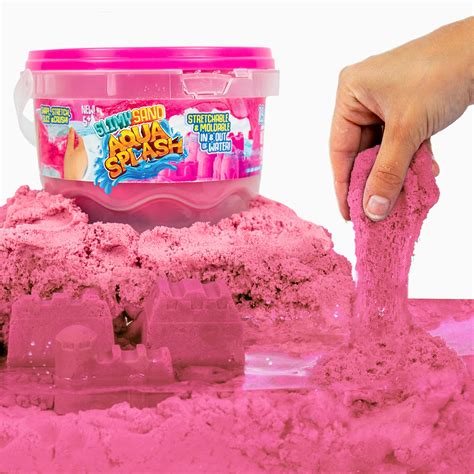 Buy Slimysand Aqua Splash By Horizon Group Usa 1 5 Lbs Of Stretchable And Moldable Pink Play