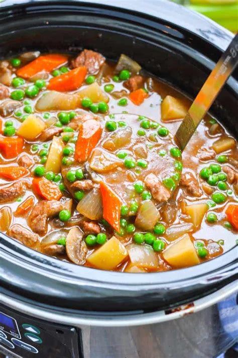Traditional chilean beef stew uses dried beef to create its signature flavor. Farmhouse Slow Cooker Beef Stew - The Seasoned Mom