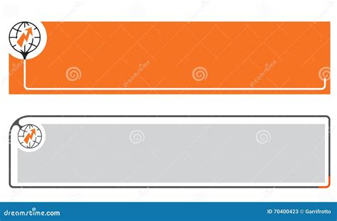 Set Of Simple Banners Basic Non Glossy Banners Cartoon Vector