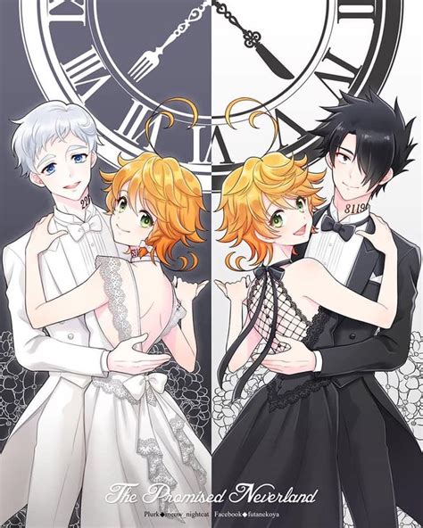 Norman X Emma X Ray The Promised Neverland Neverland Neverland Art