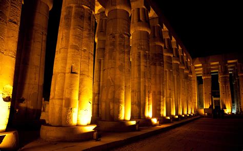 Karnak Temple Night Shot Regypt