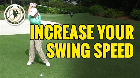 How To Increase Your Golf Swing Speed Add More Clubhead Speed Youtube