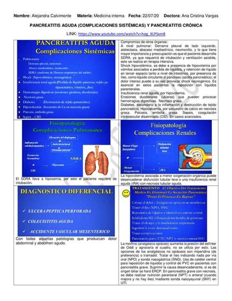 Pancreatitis Aguda y Crónica DEEP MEDICINE uDocz