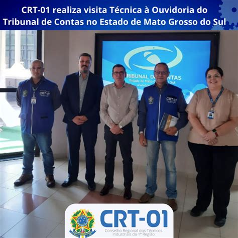 CRT 01 realiza visita Técnica à Ouvidoria do Tribunal de Contas no