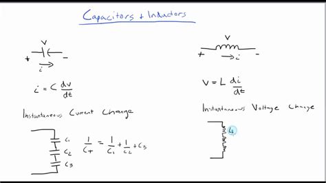 Introduction To Capacitors And Inductors Youtube