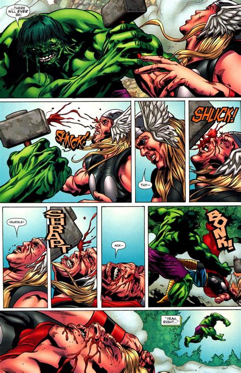 Hero Envy The Blog Adventures Hulk Vs Thor