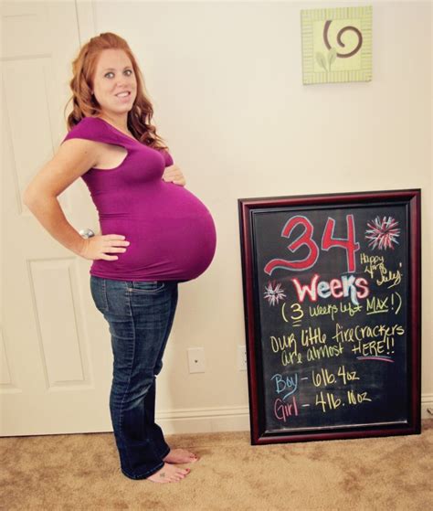 34 Weeks Pregnant The Maternity Gallery