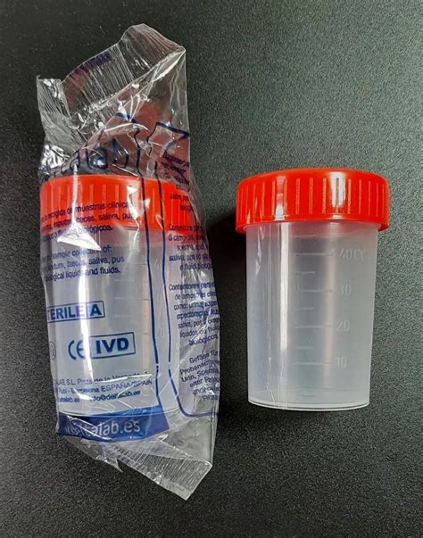 60ml Screw Cap Container Polypropylene Pp Sterile Medical Grade