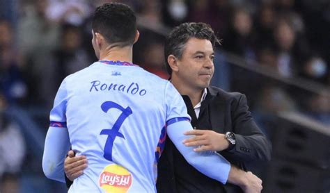 Marcelo Gallardo Y Cristiano Ronaldo Frente A Frente El Gráfico