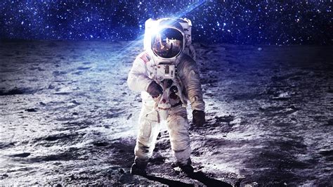 Nasa Astronaut On Moon 4k Wallpapers Hd Wallpapers Id