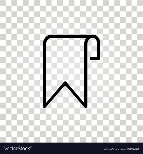 Bookmark Icon Royalty Free Vector Image Vectorstock