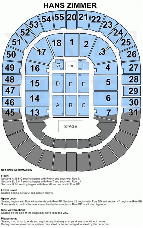 Click here for hanging rock seating map. Ticketek Australia in Rod Laver Arena Concert Seating Plan ...