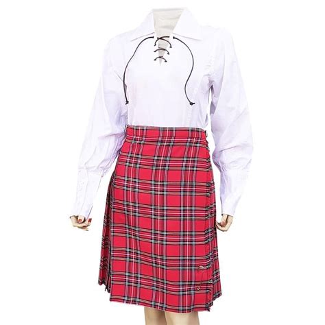 Ladies Royal Stewart Tartan Kilt Made In Scotland Brand New