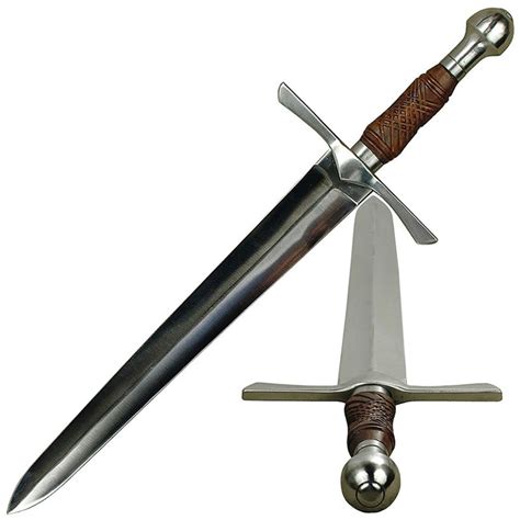 By The Sword Renaissance Dagger Straight Guard Sharp Or Stage
