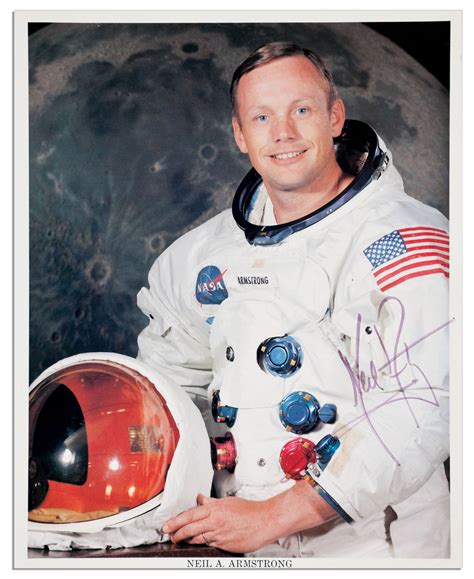A talented navy aviator, test pilot and astronaut a public memorial service for late astronaut neil armstrong, the first person to set foot on the moon. Lot Detail - Excellent Neil Armstrong 8'' x 10'' Signed ...