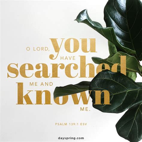 O Lord You Have Searched Me And Known Me Psalm 1391 Psalm 139