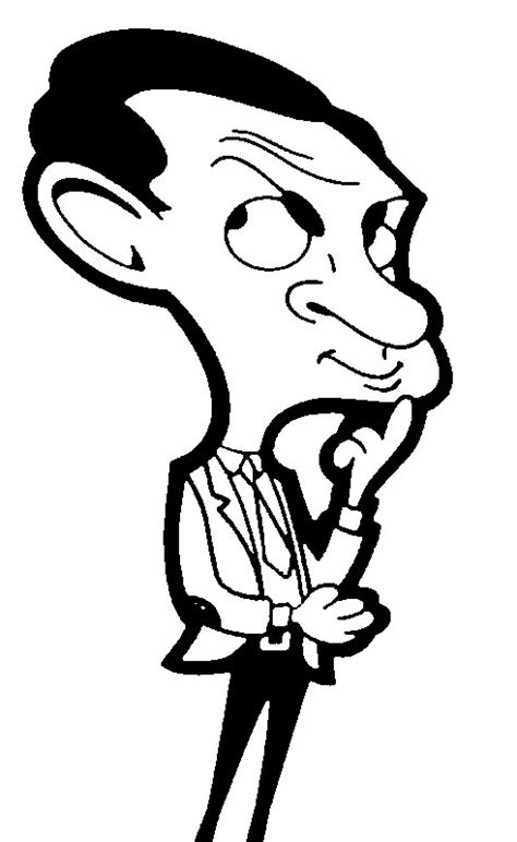 Mr Bean Ausmalbild
