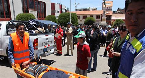 · uso en todo momento de cubrebocas. Mañana es el simulacro nacional de sismo y tsunami | PERU ...
