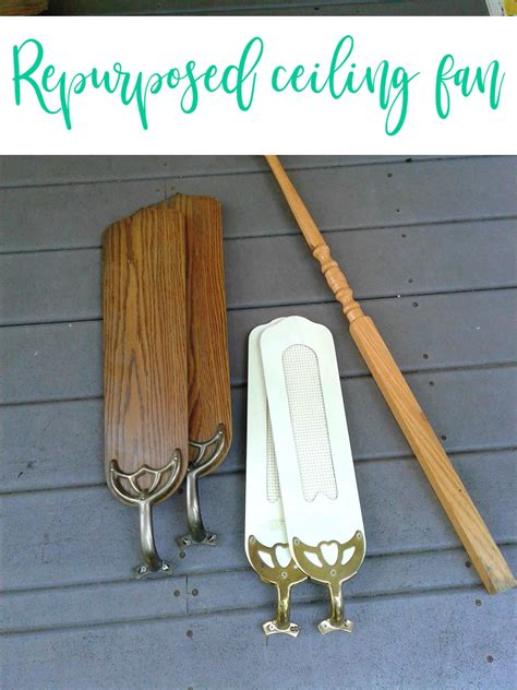 Repurpose Ceiling Fan Blades Into Beautiful Decor For Your Backyard