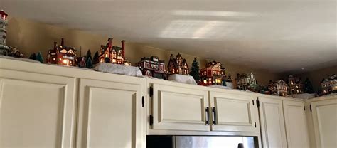 Costs for related projects in the villages, fl. More of my kitchen cabinet Christmas Village. | Kitchen ...