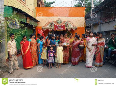 Bengali Wedding Rituals In India Editorial Image Image Of Marque