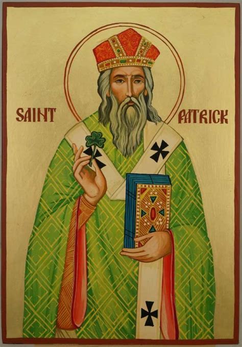 Saint Patrick Of Ireland Large Orthodox Icon Blessedmart
