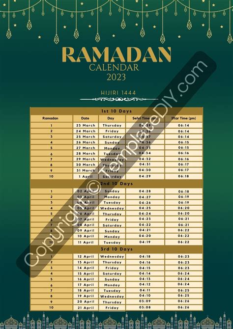 Ramadan Is The Ninth Month In The Islamic Ramadan Calendar It Is A