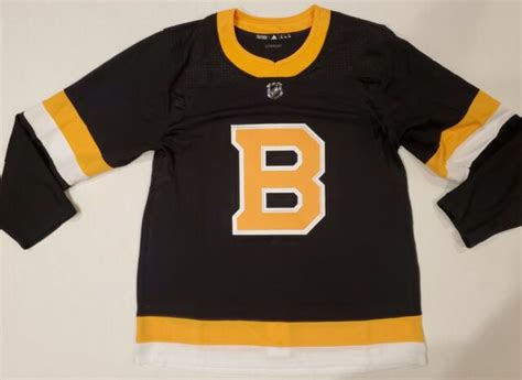 Boston Bruins 2019 2020 3rd Adidas Nhl Hockey Jersey Alternate Size 52