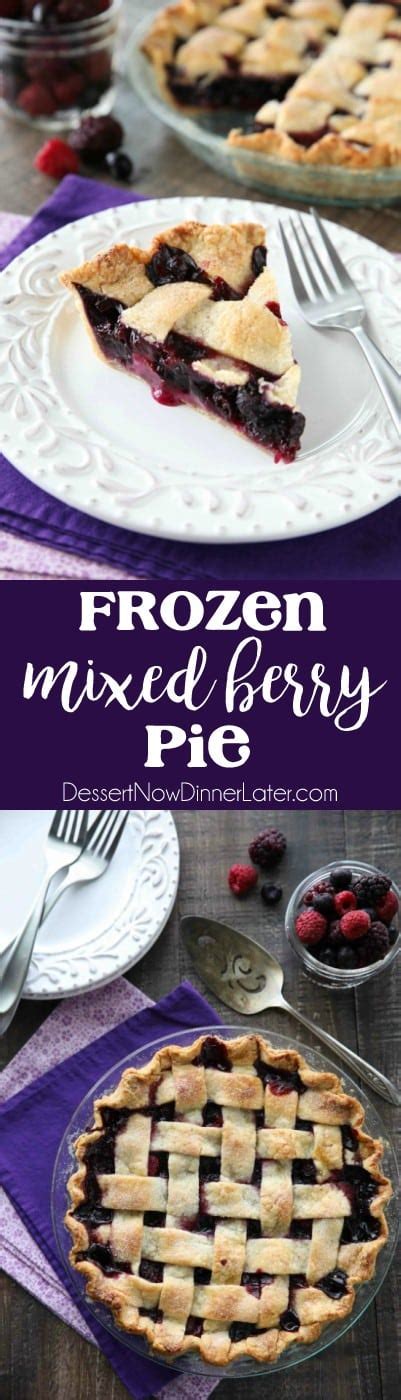 Frozen Mixed Berry Pie Video Dessert Now Dinner Later