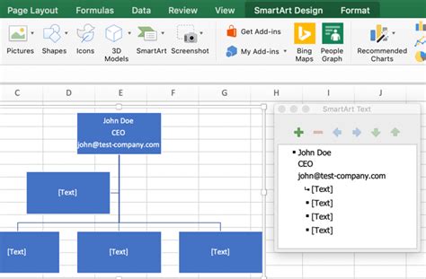 How To Build Org Charts In Excel Templates • Pingboard