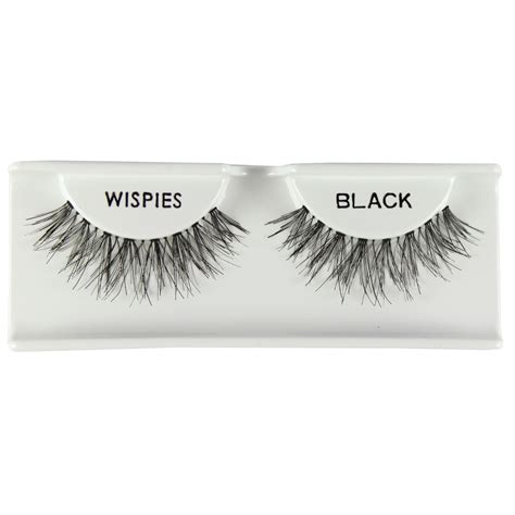 Lightweight and reusable, the natural looking false lashes are set upon an invisible band for discreet wear, and the hairs have been knotted. Ardell Lashes Demi Wispies Faux Press On Glamour ...