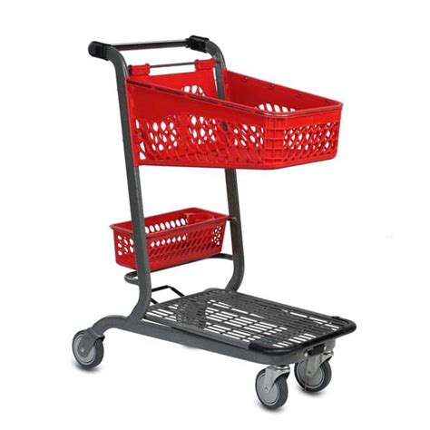 Tt 150 Two Tier Plastic Shopping Cart Versacart