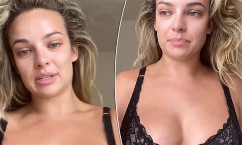 The Bachelor Abbie Chatfield Puts On A Busty Display In Lacy Lingerie