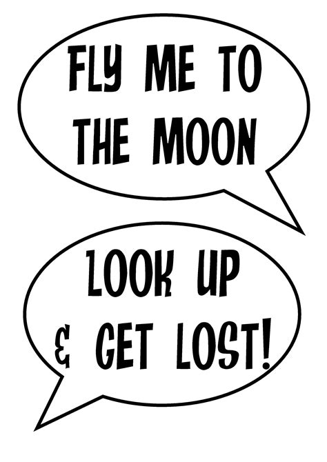 Free for individual and commercial use. FREE printable space party photobooth astronomy stars ...