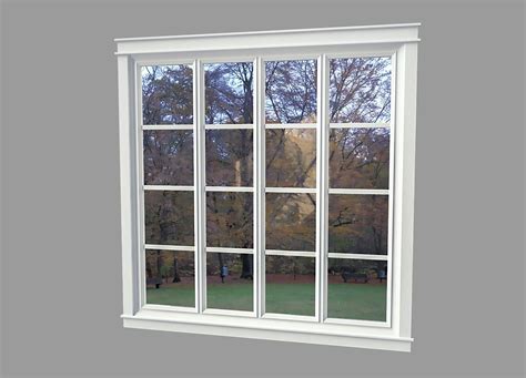 Square Window 3d Model Cgtrader