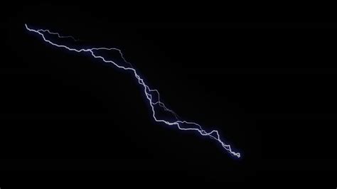 Lightning On Black Free Motion Graphics Youtube