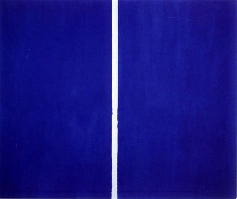 Collected Barnett Newman Blue Painting Newman