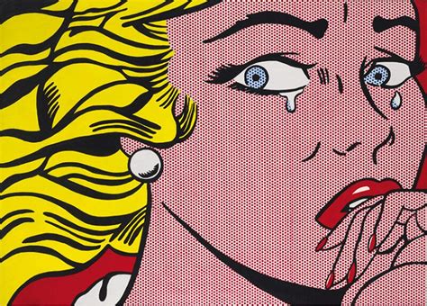 Tallenge Crying Girl 1963 Version Ii By Roy Lichtenstein Small