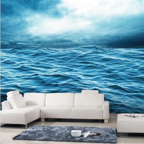3d Sea Waves Ocean Wallpaper For Walls Wall Art