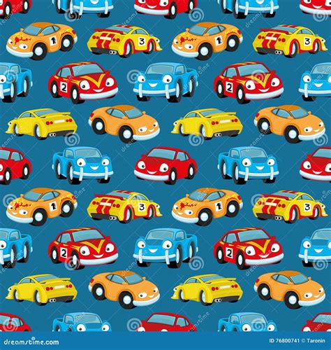 Cute Colorful Cars Stock Vector Illustration Of Packing 76800741