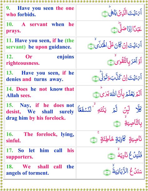 Read Surah Al Alaq With English Translation Quran O Sunnat